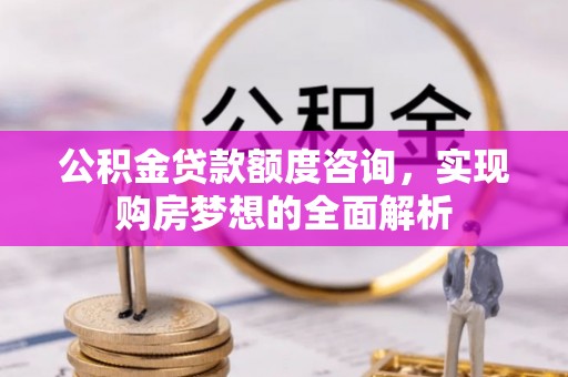 平遥公积金贷款额度咨询，实现购房梦想的全面解析