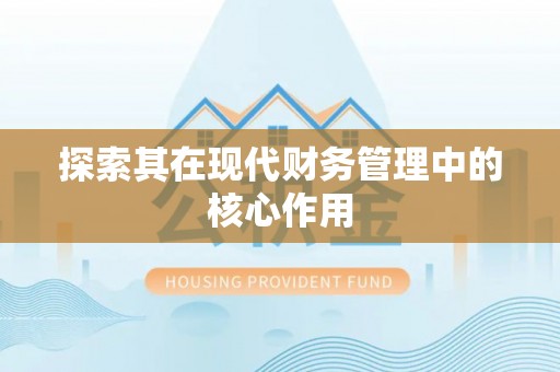 平遥探索其在现代财务管理中的核心作用