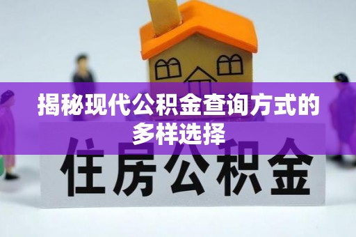 平遥揭秘现代公积金查询方式的多样选择