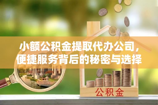 平遥小额公积金提取代办公司，便捷服务背后的秘密与选择指南