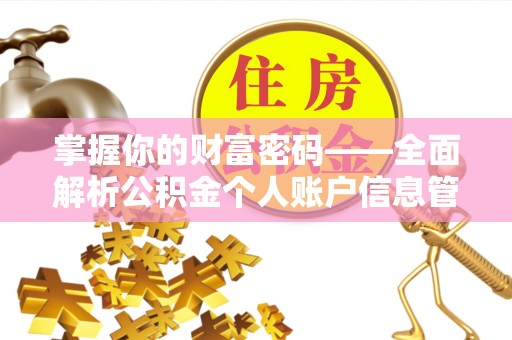 平遥掌握你的财富密码——全面解析公积金个人账户信息管理与优化