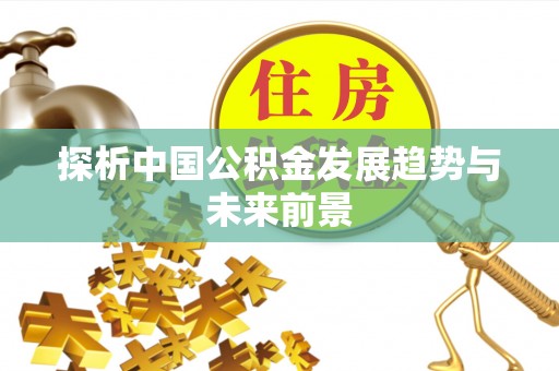平遥探析中国公积金发展趋势与未来前景