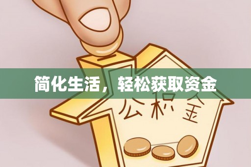 平遥简化生活，轻松获取资金