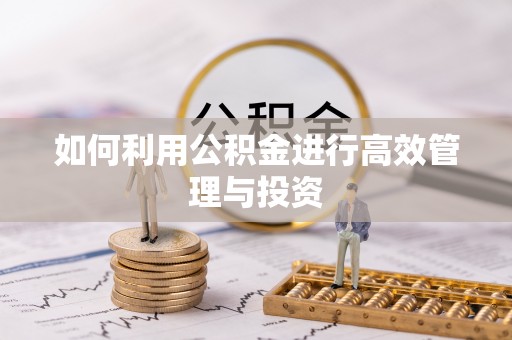平遥如何利用公积金进行高效管理与投资